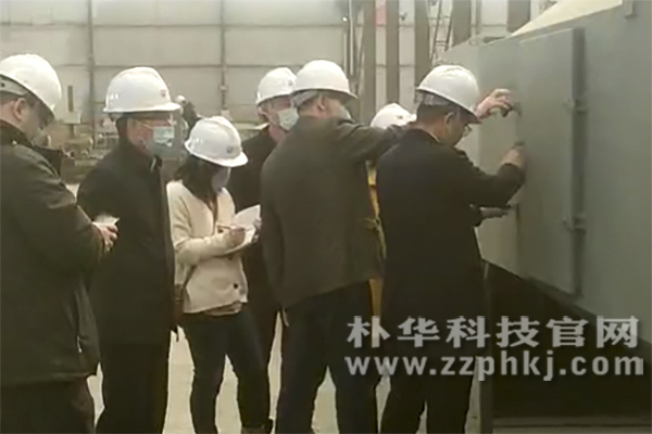 客户车间参观考察RCO催化燃烧设备,赞不绝口