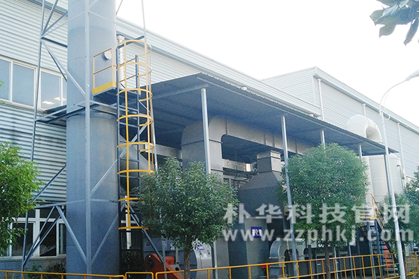 案例:活性炭催化燃烧设备安装在客户厂区